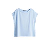 someday Damen T-Shirt KAMIE – U-Boot-Ausschnitt, überschnittene Schultern, Hellblau 36