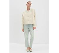 someday Damenjacke Nisabel – verkürzter Bouclé-Blouson, Regular, Soft Cream Beige 36