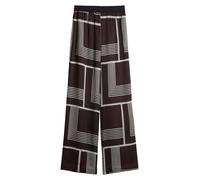 someday - Weite Hose - Cevil grid braun - Gr. - 40