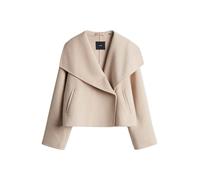 someday Damen Jacke | NARIA Regular Wolljacke mit breitem Schalkragen Soft Oat, 36