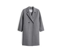someday Damen Mantel | VALMERA Regular Wollmantel aus exklusivem Doubleface ashy Grey Melange, 40