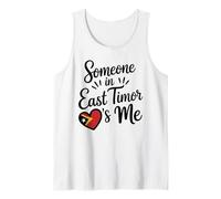 Someone In East Timor Loves Me Couple Love Tank Top