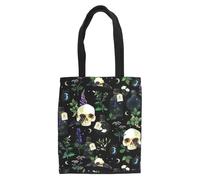 Something Different Wholesale Venom & Vines Print Polycotton Tote Bag - Gothic Botanical Design - Durable & Spacious - Eco-Friendly & Reusable - Perfect Gift for Gothic & Mystical Style Enthusiasten