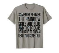 Somewhere over the rainbow-Men Women Kids Butterfly T-Shirt T-Shirt