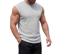 Sommer 2026 Herren Pullover, Einfarbig, Kurzarm Funktionsshirt Herren Tank Top Sportshirt Muskelshirts Baumwolle Lauf Tshirt Satire Gym Shirt Lässig Uv Shirt Muskelshirt