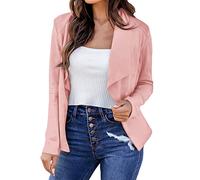 Sommer Blazer Damen Lässiger einfarbiger Langarm-Arbeitsbüroanzug für Damen, Jacke, Mantel, Business, kurzer Anzug 2023 Damenblazer Anzugjacke Freizeit Business Damenjacke