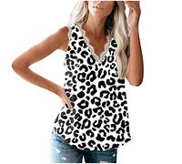 Sommer Casual Weste T-Shirts für Frauen Ärmellose Spitze Spleißen Mädchen T-Shirt Camouflage Bedruckte Tanktops V-Ausschnitt Bluse