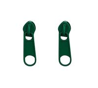 Sommer Farbe Reißverschluss Schnalle Ohrstecker Persönlichkeit Weiche Mädchen Ohrclip Edelstahl Reißverschluss Ohrstecker Ethnische Ohrringe Silber (Green, One Size)