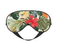 Sommer-Hawaii-Augenmaske, doppelseitig, weich, verdunkelnd, Schlafmaske, Nachtschlaf-Augenmaske