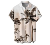Sommer Hemden für Herren Baumwolle Leinenhemd Herren Hemd Kurzarm Freizeithemd Kragenlos Stehkragen Sommer Henley Shirts Blouson Herren Sommer Baumwolle Poloshirts Herren Kurzarm Shirts