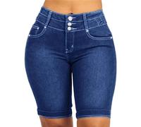 Sommer Kurze Hose Damen Jeans Mit Reißverschluss Locker Stretch Kurze Hosen Beiläufige Hotpants Mit Taschen Stretch Freizeithose Outdoorhose Shorts