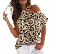 Sommer-Rundhals-T-Shirts für Frauen, Kurzarm-Oberteile, Blumenmuster, trägerlose Bluse, lockere Passform, grafisches Mädchen-T-Shirt