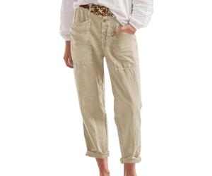 Sommer Sale Sale Damen Leinenhose Sommer Lockere Freizeithose Aus Baumwolle Leinen Für Frauen Im Frühling Hose Mit Seitentaschen Wo Finde Ich Meine Monatsabrechnungen