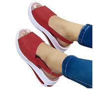 Sommer Sandaletten Damen Keilabsatz Slipper Orthopädische Sandalen Sommerschuhe Weichen Sohlen Turnschuhe Laufschuhe Sneaker Damen Sommer Römersandalen Pantoletten Damen Laufschuhe Strandsandalen