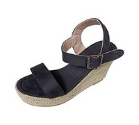 Sommer Sandaletten Damen Keilabsatz Sportsandale Bequem Freizeitsandale Orthopädische Sandalen Hausschuhe Sommerschuhe Freizeit Vintage Sandalen Keilsandalen Bequeme
