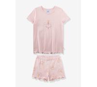 Sommer-Schlafanzug Elfe Mädchen Sanetta mit Modal pudrig rosa Gr. 98/104
