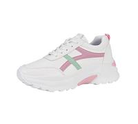 sommer sneaker damen Women Sneakers Leicht Orthopädische Schuhe Elegant Rutschfeste Walkingschuhe Leicht Breite Füße Laufschuhe Keilabsatz Laufschuhe Schuhe Atmungsaktiv orthofeet damen Rot 36
