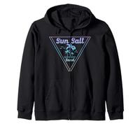 Sommer, Sonne, Strand, Meer. Sun Salt Sand Kapuzenjacke