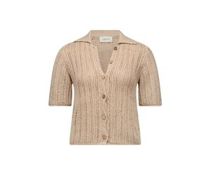 Sommer-Strickjacke Beige 44