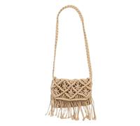 Sommer-Stroh-Geldbörse - Gewebte Tragetasche, Süße Quasten-Umhängetasche, Multifunktionale Handtasche, Natürlicher Stroh-Organizer | Stilvolle Sommer-Strohtasche Für Strandpartys, Reisen, Outdoor-Mode