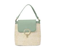 Sommer Stroh Strohtasche Korbtaschen - 2026 Damen Boho Beach Geflochtene Handtasche, Vintage Leichte Faltbare Tragetasche mit Reißverschluss für Reisen Einkaufen, Urlaub, Pendeln