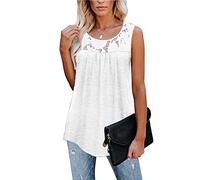 Sommer Tops Damen sexy Women Lace Crop Top Y2K Vintage Camisole Tank Top Fairy V-Neck Basic Corset Tee Sleeveless Blouse Shirt 3XL