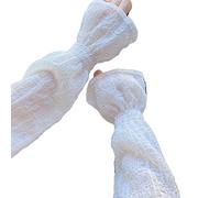 Sommer Ultradünne Sonnenschutz-Armstulpen Fingerlose Armstulpen Spitzen-Sonnenschutzhandschuhe Atmungsaktive Puffärmel-Sonnencreme