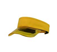 Sommer Unisex Visor Cap Damenvisor Strandvisor Sunvisor Schirmmütze Sonnenschild Pferdeschwanz Cap Unisex Sonnenhut Sonnenschild für Reisen Radsport Golf Sport Tennis Laufen Joggen (Gelb, One Size)