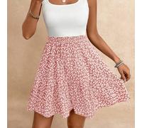 Sommer-Urlaubskleid für Damen im A-Linien-Stil mit taillentaillierender Passform, ärmellos, mit Blumenmuster, Bridgerton-Stil