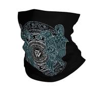Sommer Wikinger Raben Bandana Snoods - Unisex Nordische Mythologie Odin Krähe Tierdruck Nackenwärmer - Outdoor Sportarten Tragbares Nahtloses Multifunktionales Kopfbedeckung Kopfwickel