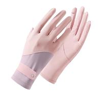 Sommerhandschuhe - Spleißen Von Sonnenschutz-Handschuhen, Prinzessinnen-Bekleidungszubehör, Damen-Fäustlinge Aus Eisseide, Atmungsaktive Vollfinger-Ausrüstung | Dünne Schutzkleidung Im Outdoor-Stil, D
