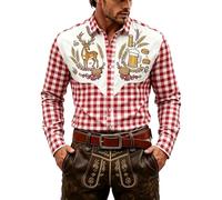 Sommerhemd Herren Langarm, Festliches Button-Down-Hemd mit Kragen, langärmelig, für Feierlichkeiten Anlässe