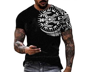 Sommerhemd Herren Leinen Herren Strand Hemd Kurzärmelig Freizeit Button Down Kurzarm Hawaii Hemd für Herren Hippie Bluse Herren Ugly Shirt