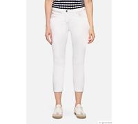 Regular-fit-Jeans BETTY BARCLAY "Damen mit aufgesetzten Taschen", Damen, Gr. 38, Normalgrößen, rohweiß, Obermaterial: 74% Baumwolle, 11% Polyester, 11% Elastomultiester, 4% Elasthan, Basic, relaxed fi