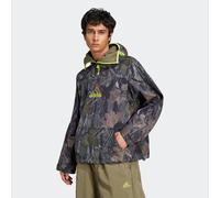 Sommerjacke ADIDAS ORIGINALS "CAMO JACKET Q1", Herren, Gr. M, grün (olive strata), Obermaterial: 100% Polyamid, Jacken (37060243-M) olive strata