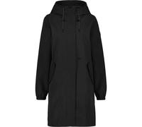 Parka ALIFE & KICKIN "FrizziAKA", Damen, Gr. L, schwarz, Web, Obermaterial: 90% Polyester, 10% Polyamid, unifarben, gerade ca. Mitte Oberschenkel, ohne Ausschnitt, Jacken Parka, mit Kapuze und Klappen