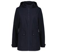 Parka ALIFE & KICKIN "LeiaAKA", Damen, Gr. XXL, marine, Web, Obermaterial: 100% Polyester, unifarben, gerade Po-bedeckend, ohne Ausschnitt, Jacken Parka, mit Kapuze, aufgesetzten Taschen und Band zum