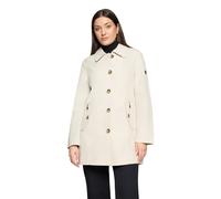Sommerjacke BETTY BARCLAY "Damen mit Kapuze", Damen, Gr. 38, cream, Obermaterial: 52% Polyester, 48% Baumwolle; Futter: 100% Polyester; Ärmelfutter: 100% Polyester, A-Linie, Jacken (64108855-38) cream