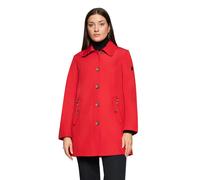 Sommerjacke BETTY BARCLAY "Damen mit Kapuze", Damen, Gr. 40, mars rot, Obermaterial: 52% Polyester, 48% Baumwolle; Futter: 100% Polyester; Ärmelfutter: 100% Polyester, A-Linie, Jacken (27028509-40) ma