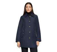 Sommerjacke BETTY BARCLAY "Damen mit Kapuze", Damen, Gr. 46, dunkelblau, Obermaterial: 52% Polyester, 48% Baumwolle; Futter: 100% Polyester; Ärmelfutter: 100% Polyester, A-Linie, Jacken (17573766-46)