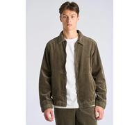 Sommerjacke LINDBERGH "Freizeitjacke Regular Fit", Herren, Gr. XL, braun (dusty army), Obermaterial: 98% Baumwolle, 2% Elasthan, unifarben, klassisch, Jacken (49263726-XL) dusty army