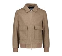 Sommerjacke LINDBERGH "Freizeitjacke Relaxed Fit", Herren, Gr. M, braun mel, Obermaterial: 100% Polyester. Futter: 100% Polyester, unifarben, lässig geschnitten, Jacken (78449613-M) braun mel