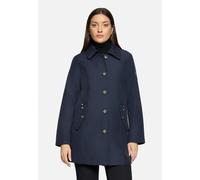 Sommerjacke BETTY BARCLAY "Damen mit Kapuze", Damen, Gr. 42, dunkelblau, Obermaterial: 52% Polyester, 48% Baumwolle; Futter: 100% Polyester; Ärmelfutter: 100% Polyester, A-Linie, Jacken (17573766-42) 