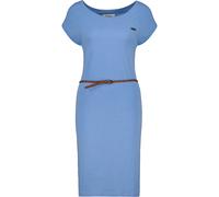 Sommerkleid ALIFE & KICKIN "Damen ElliAK A", Damen, Gr. S, Normalgrößen, grün (fjord melange), 65% Baumwolle, 35% Polyester, Kleider Sommerkleid (75636324-S) fjord melange