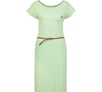 Sommerkleid ALIFE & KICKIN, Damen, Gr. L, Normalgrößen, grün (pear melange), 65% Baumwolle, 35% Polyester, Rundhals, Kleider Sommerkleid (62103217-L) pear melange