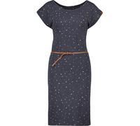 Sommerkleid ALIFE & KICKIN, Damen, Gr. S, Normalgrößen, grau (marine melange), 65% Baumwolle, 35% Polyester, Rundhals, Kleider Sommerkleid (79918058-S) marine melange