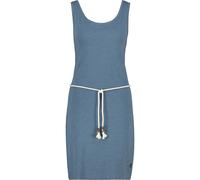Sommerkleid ALIFE & KICKIN, Damen, Gr. XL, Normalgrößen, blau (elemental blau melange), 60% Baumwolle, 40% Polyester, Rundhals, Kleider Sommerkleid (30469952-XL) elemental blau melange