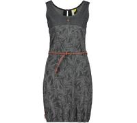 Sommerkleid ALIFE & KICKIN, Damen, Gr. XL, Normalgrößen, grau (schwarz denim), 95% Baumwolle, 5% Elasthan, Rundhals, Kleider Sommerkleid (44772569-XL) schwarz denim