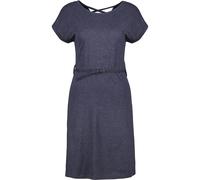 Sommerkleid ALIFE & KICKIN "Damen NoraAK A", Damen, Gr. L, blau (marine melange), 65% Baumwolle 35% Polyester, Kleider (33941828-L) marine melange