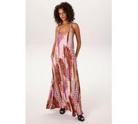 Sommerkleid ANISTON CASUAL, Damen, Gr. 36, N-Gr, beere, lila, lachs weiß, braun, goldfarben, grau, orange, grün, oliv, rose, bordeaux, Single Jersey, Obermaterial: 95% Viskose, 5% Elasthan, bedruckt,